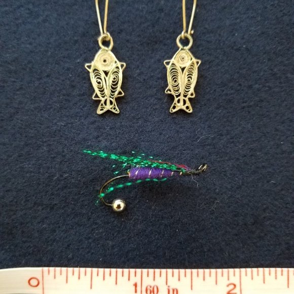 Angler Theme Jewelry Set - Picture 2 of 4